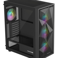 Obudowa NATEC Genesis Diaxid 605 czarna ARGB