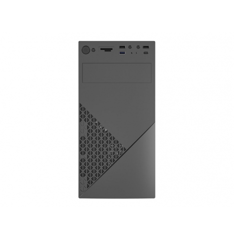 Obudowa GEMBIRD mATX Fornax K170 2x USB 2.0 + 1x USB 3.0 + 1x USB typ-C czarna