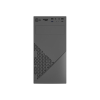 Obudowa GEMBIRD mATX Fornax K170 2x USB 2.0 + 1x USB 3.0+ 1x USB Type-C+ czytnik kart PSU 600W 80PLUS bronze czarna
