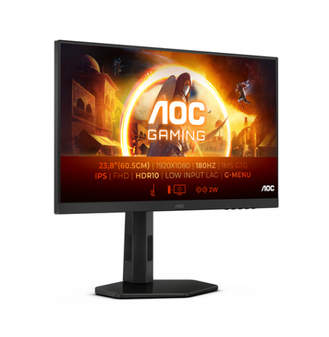 Monitor AOC 24G4X 23.8 Gaming FreeSync FHD 1ms HDMI DP czarny