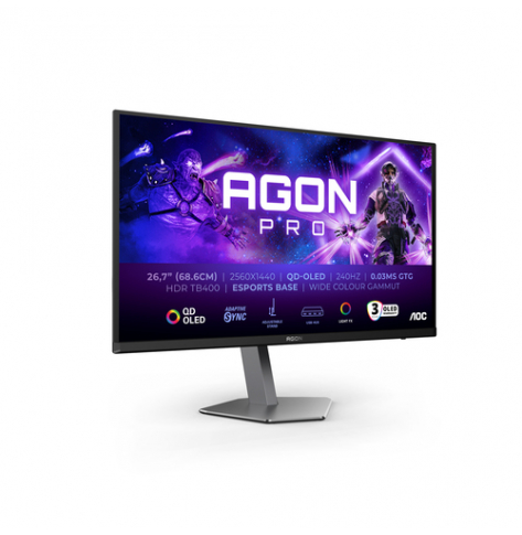 Monitor AOC AG276QZD2 27 OLED WQHD 240Hz FreeSync HDMI czarny