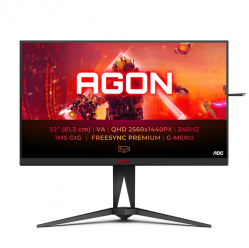 Monitor AOC AG325QZN/EU 31.5 VA WQHD 16:9 5ms HDMI DP czarny