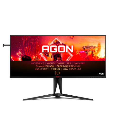 Monitor AOC AG405UXC 40 21:9 IPS UWQHD 144Hz 4ms HDMI DP USB-B USB USB-C