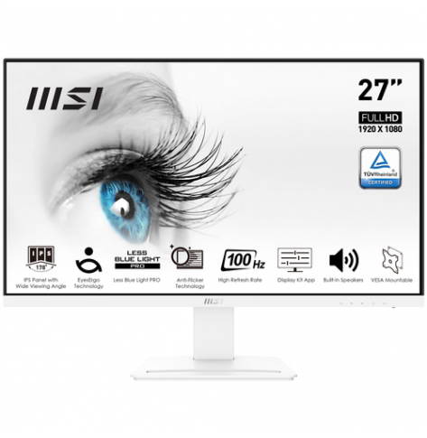 Monitor MSI PRO MP273AW 27 IPS FHD 4ms D-SUB HDMI DP glosniki bialy