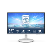 Monitor PHILIPS 241V8AW 00 23.8 IPS FHD 16:9 HDMI D-SUB bialy