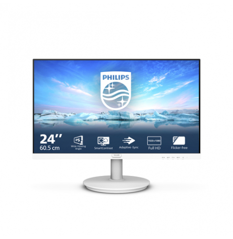 Monitor PHILIPS 241V8AW/00 23.8 IPS FHD 16:9 HDMI D-SUB bialy