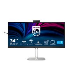 Monitor PHILIPS 34B2U6603CH 34 Curved UWQHD HDMI DP USB