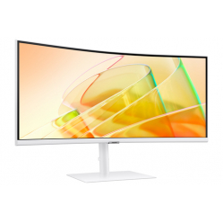 Monitor SAMSUNG LS34C650TAUXEN 34 21:9 Curved 1000R UWQHD VA-LED 5ms HDR10 DP HDMI/TBT4 90 Watt LAN bialy HAS glosniki