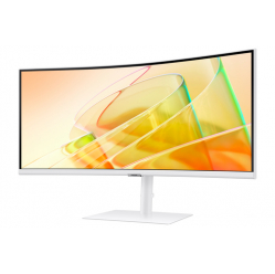 Monitor SAMSUNG LS34C650TAUXEN 34 21:9 Curved 1000R UWQHD VA-LED 5ms HDR10 DP HDMI/TBT4 90 Watt LAN bialy HAS glosniki