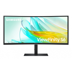 Monitor SAMSUNG LS34C652UAUXEN 34 21:9 Curved UWQHD VA-LED 5ms HDR10 DP HDMI USB-C  LAN czarny HAS glosniki