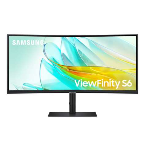 Monitor SAMSUNG LS34C652UAUXEN 34 21:9 Curved UWQHD VA-LED 5ms HDR10 DP HDMI USB-C  LAN czarny HAS glosniki