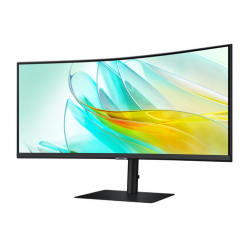 Monitor SAMSUNG LS34C652UAUXEN 34 21:9 Curved UWQHD VA-LED 5ms HDR10 DP HDMI USB-C  LAN czarny HAS glosniki