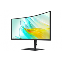 Monitor SAMSUNG LS34C652UAUXEN 34 21:9 Curved UWQHD VA-LED 5ms HDR10 DP HDMI USB-C  LAN czarny HAS glosniki