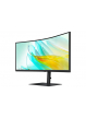 Monitor SAMSUNG LS34C652UAUXEN 34 21:9 Curved UWQHD VA-LED 5ms HDR10 DP HDMI USB-C  LAN czarny HAS glosniki