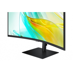 Monitor SAMSUNG LS34C652UAUXEN 34 21:9 Curved UWQHD VA-LED 5ms HDR10 DP HDMI USB-C  LAN czarny HAS glosniki