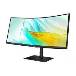 Monitor SAMSUNG LS34C652UAUXEN 34 21:9 Curved UWQHD VA-LED 5ms HDR10 DP HDMI USB-C  LAN czarny HAS glosniki