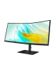 Monitor SAMSUNG LS34C652UAUXEN 34 21:9 Curved UWQHD VA-LED 5ms HDR10 DP HDMI USB-C  LAN czarny HAS glosniki