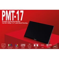 Monitor VERBATIM PMT-17 Portable Touch 17.3 FHD HD Metal Housing