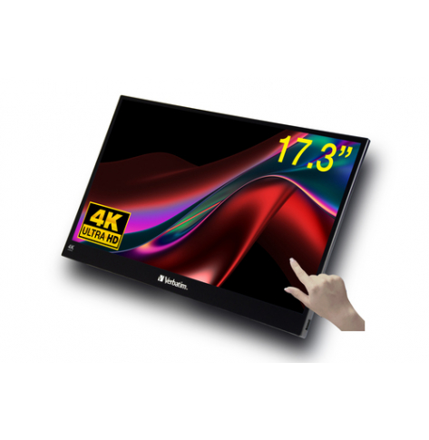 Monitor mobilny VERBATIM PMT-17-4K Portable Touch 17.3 4K UHD