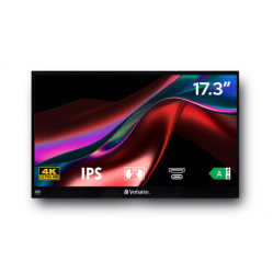 Monitor mobilny VERBATIM PMT-17-4K Portable Touch 17.3 4K UHD