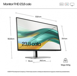 Monitor HP E24u G5 USB-C 23.8 FHD HDMI DP