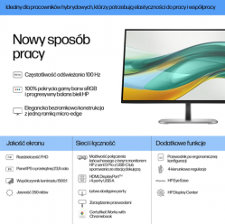 Monitor HP E24u G5 USB-C 23.8 FHD HDMI DP