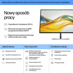 Monitor HP E27u G5 USB-C 27 QHD HDMI DP