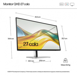 Monitor HP E27u G5 USB-C 27 QHD HDMI DP