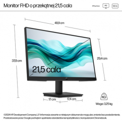 Monitor HP S3 Pro 322pf 21.5 FHD  HDMI DP VGA