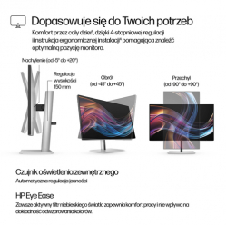 Monitor HP S7 Pro 727pk Docking 27 UHD 4K UHD 16:9 IPS czarny TB4 HDMI DP
