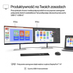 Monitor HP S7 Pro 727pq 27 QHD WQHD 120Hz 16:9 IPS czarny HDMI DP