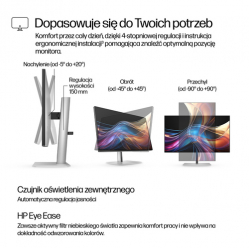 Monitor HP S7 Pro 727pq 27 QHD WQHD 120Hz 16:9 IPS czarny HDMI DP