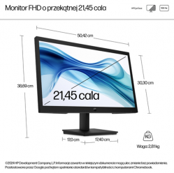 Monitor HP Series 3 Pro 322pv 21.5 FHD VA 16:9 HDMI VGA 5ms