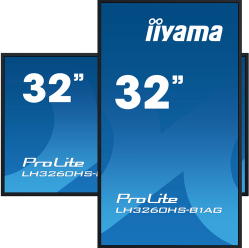 Monitor IIYAMA LH3260HS-B1AG 32 FHD FHD VA panel Haze 25perc 500cd/m Landscape and Portrait Wallmount Included