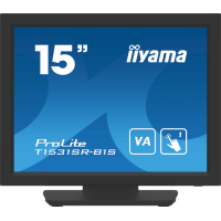 Monitor IIYAMA T1531SR-B1S 15 Resistive Touch VA HD glosniki VGA DP HDMI 300cd m with touch USB