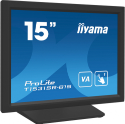 Monitor IIYAMA T1531SR-B1S 15 Resistive Touch VA HD glosniki VGA DP HDMI 300cd/m with touch USB