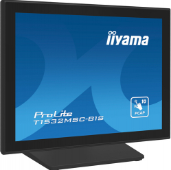 Monitor IIYAMA T1532MSC-B1S 15 PCAP Bezel Free Front 10P Touch HD glosniki VGA DP HDMI USB