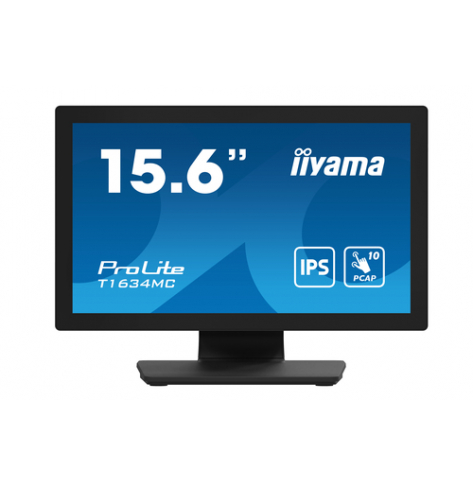 Monitor IIYAMA T1634MC-B1S 15.6 PCAP Bezel Free Front 10P Touch FHD VGA DP