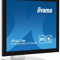 Monitor IIYAMA T1932MSC-W1SAG 19 bialy PCAP Touch IPS Panel HD glosniki VGA DP