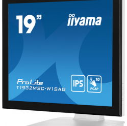 Monitor IIYAMA T1932MSC-W1SAG 19 bialy PCAP Touch IPS Panel HD glosniki VGA DP