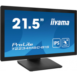 Monitor IIYAMA T2234MSC-B1S 21.5 PCAP Bezel Free Front glosniki 10P Touch IPS Panel FHD