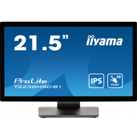 Monitor IIYAMA T2238MSC-B1 21.5 Bonded PCAP Bezel Free 10P Touch FHD IPS panel DP