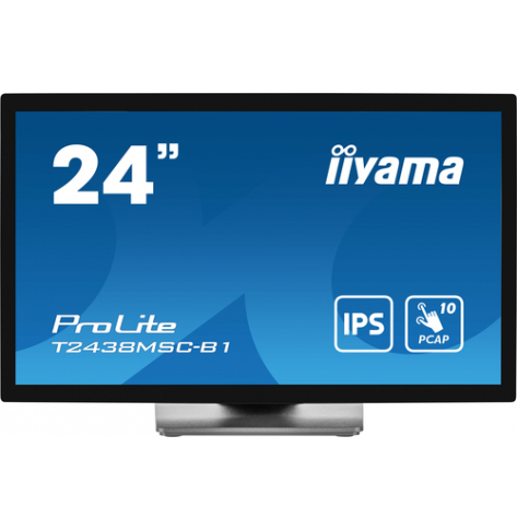 Monitor IIYAMA T2438MSC-B1 23.8 Bonded PCAP Bezel Free 10P Touch FHD IPS panel DP