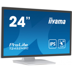 Monitor IIYAMA T2452MSC-W1 24 bialy Bonded PCAP 10P Touch FHD