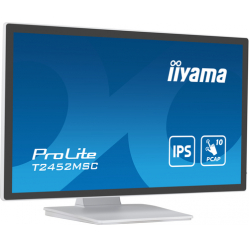 Monitor IIYAMA T2452MSC-W1 24 bialy Bonded PCAP 10P Touch FHD