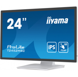 Monitor IIYAMA T2452MSC-W1 24 bialy Bonded PCAP 10P Touch FHD