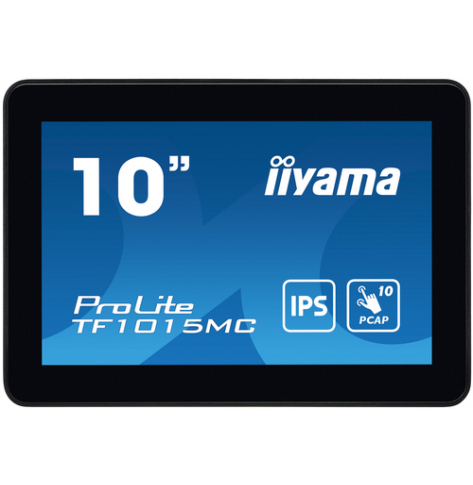 Monitor IIYAMA TF1015MC-B2 A 10 Touch HD VA 10touch paints CS VGA HDMI DP IP65 czarny