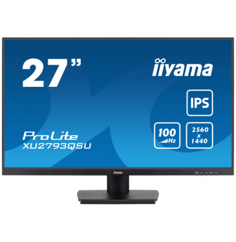 Monitor IIYAMA XU2793QSU-B6 27 ETE IPS WQHD QHD 1ms glosniki HDMI DP USB FreeSync