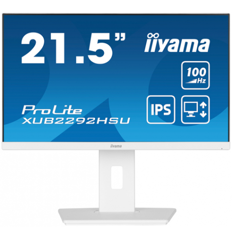 Monitor IIYAMA XUB2292HSU-W6 21.5 ETE IPS FHD  0.4ms glosniki HDMI DP USB bialy