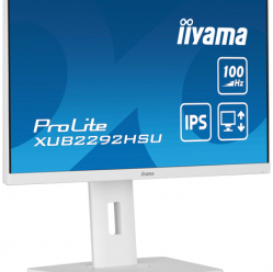 Monitor IIYAMA XUB2292HSU-W6 21.5 ETE IPS FHD  0.4ms glosniki HDMI DP USB bialy